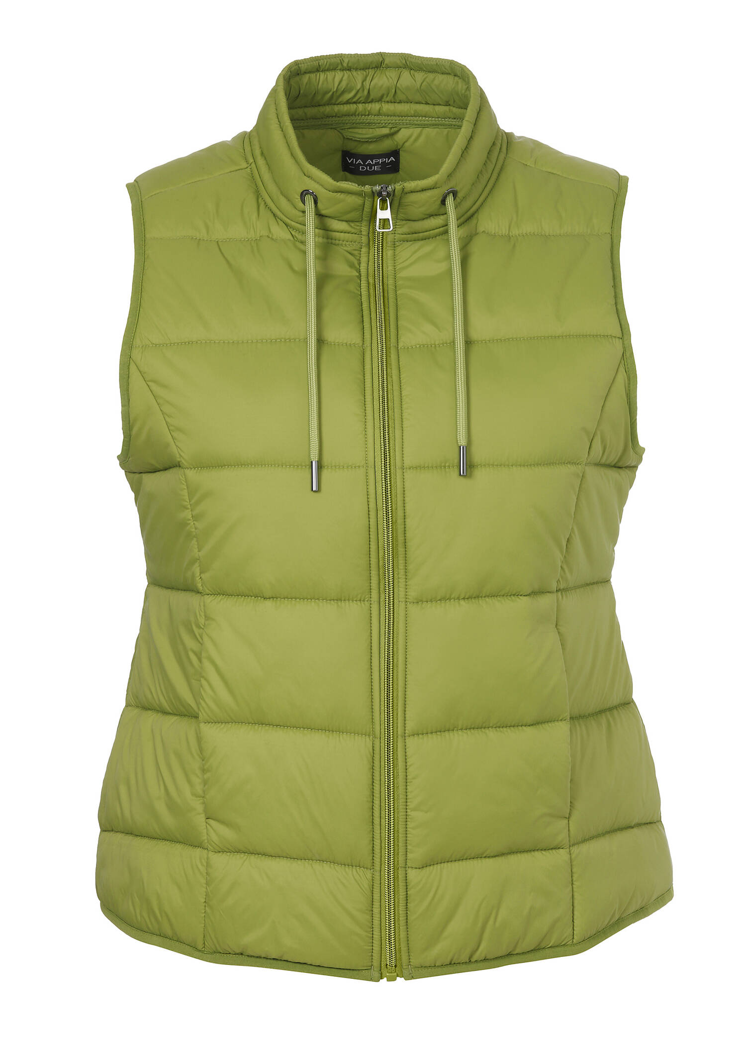 Wattierte Steppweste mit Zipper /