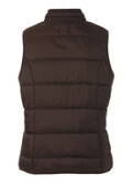 Wattierte Steppweste mit Zipper /
