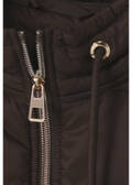Wattierte Steppweste mit Zipper /