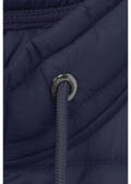 Wattierte Steppweste mit Zipper /
