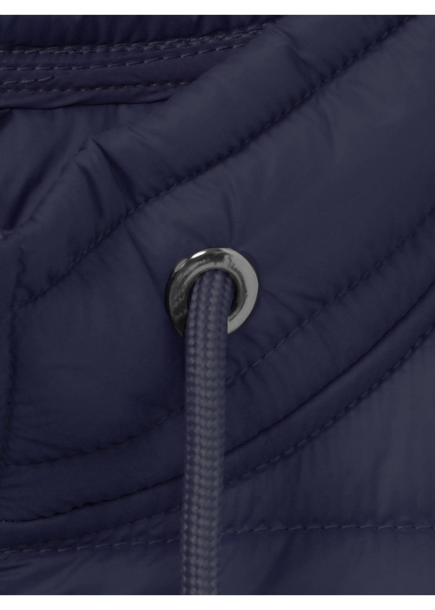 Wattierte Steppweste mit Zipper /