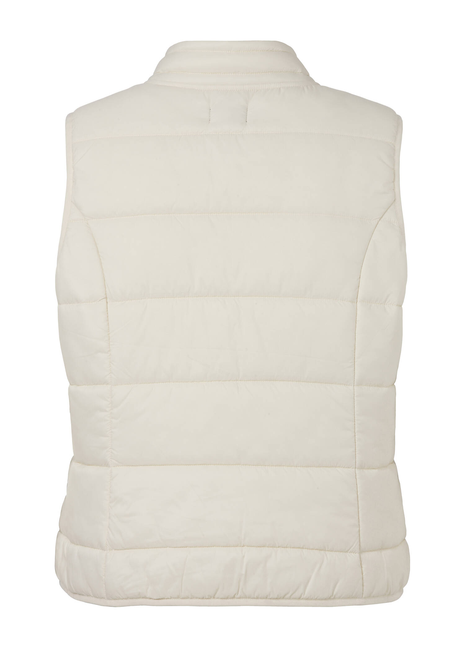 Wattierte Steppweste mit Zipper /