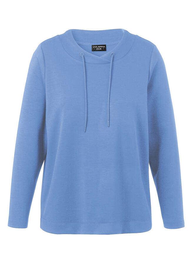 Softes Sweatshirt Premium Basic blau Frontansicht