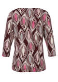 3/4-Arm Print Shirt Viskose-Jersey /