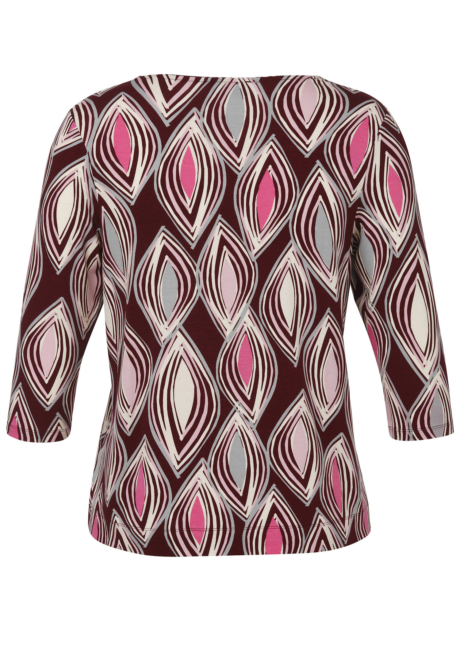 3/4-Arm Print Shirt Viskose-Jersey /