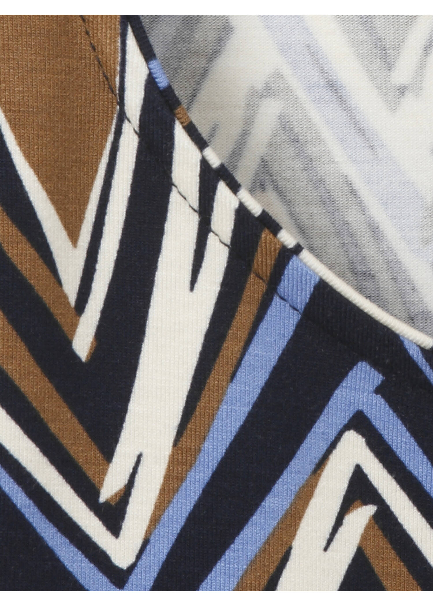 3/4-Arm Print Shirt Viskose-Jersey / 