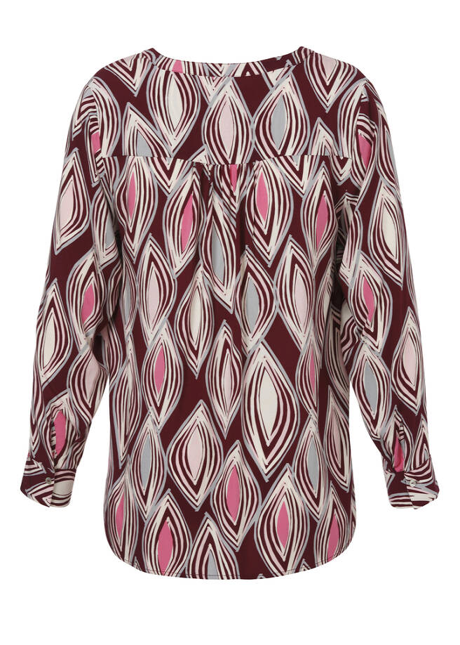 bordeaux multicolor Rückansicht