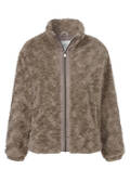 Supersofte Kuscheljacke in Taupe / 