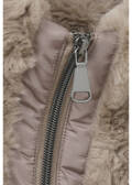 Supersofte Kuscheljacke in Taupe / 