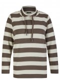 Feines Sweatshirt mit Stehkragen /