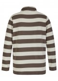 Feines Sweatshirt mit Stehkragen /