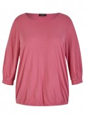 Softes 3/4-Arm Shirt mit Gummizug-Saum Magnolie /