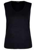 Sportives Tanktop mit unifarbenem Stoff /