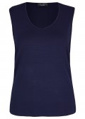 Sportives Tanktop mit unifarbenem Stoff /