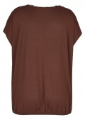 Zeitlose Schlupfbluse mit gepunktetem Muster /