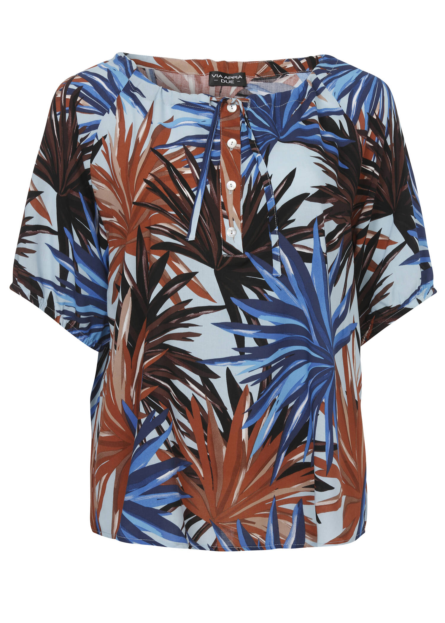 Sommerliche Schlupfbluse mit Raglanärmeln /