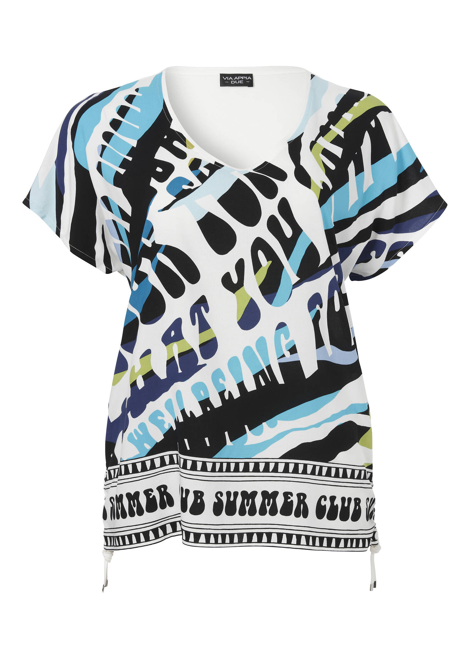 Jugendliche Schlupfbluse mit überschnittenen Schultern /