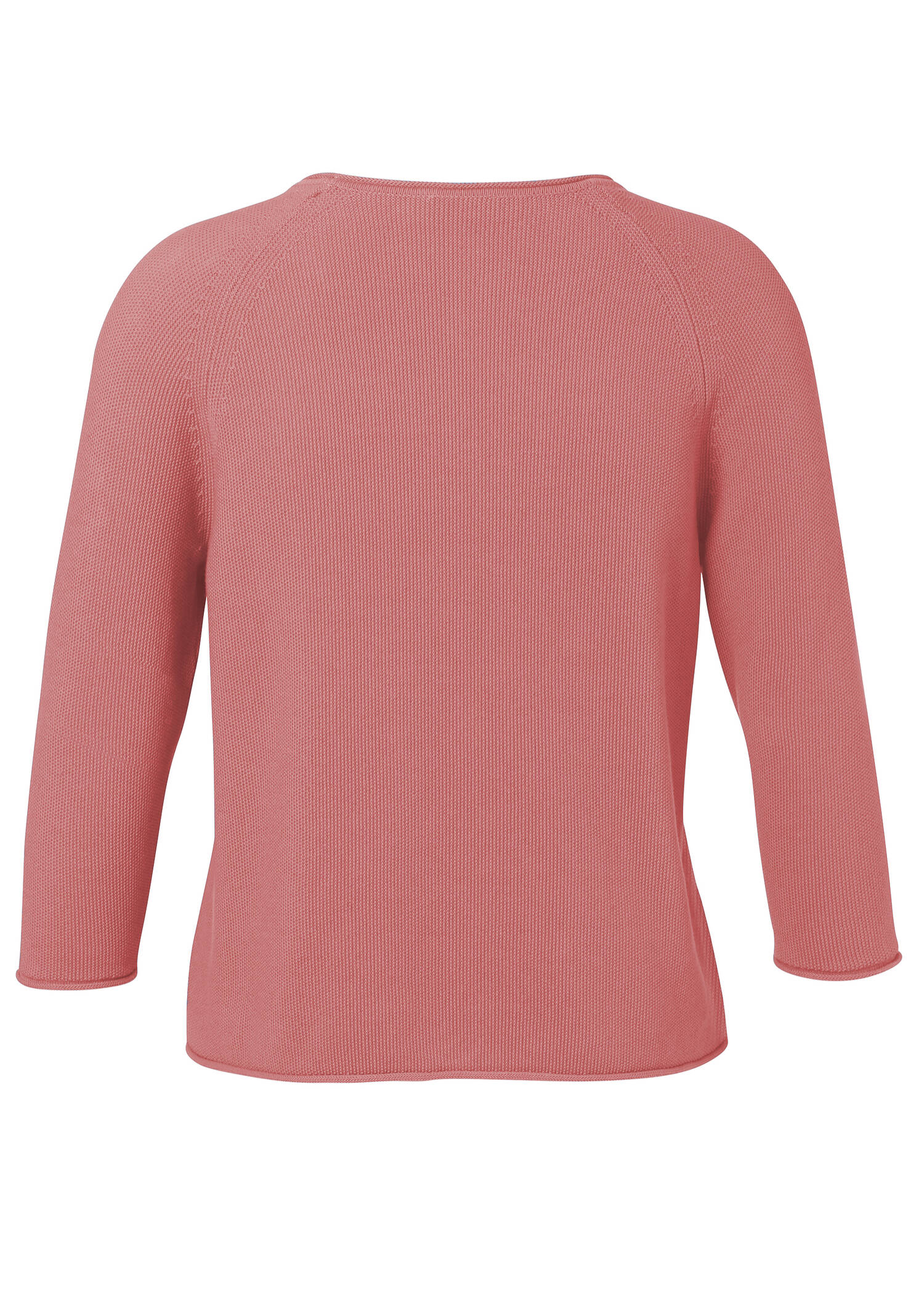 Schlichter Strickpullover in unifarbenem Design / 