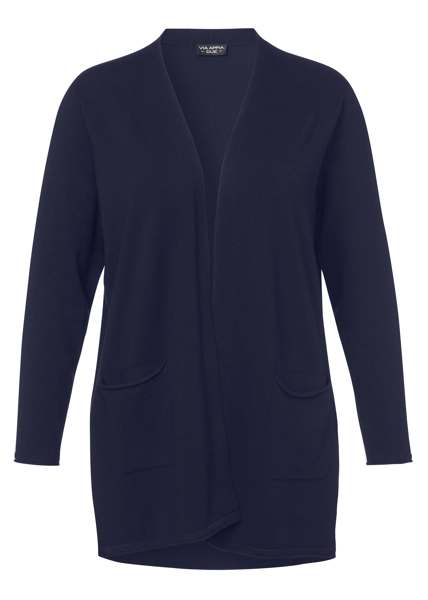 Schlichter Cardigan in unifarbenem Stil / 