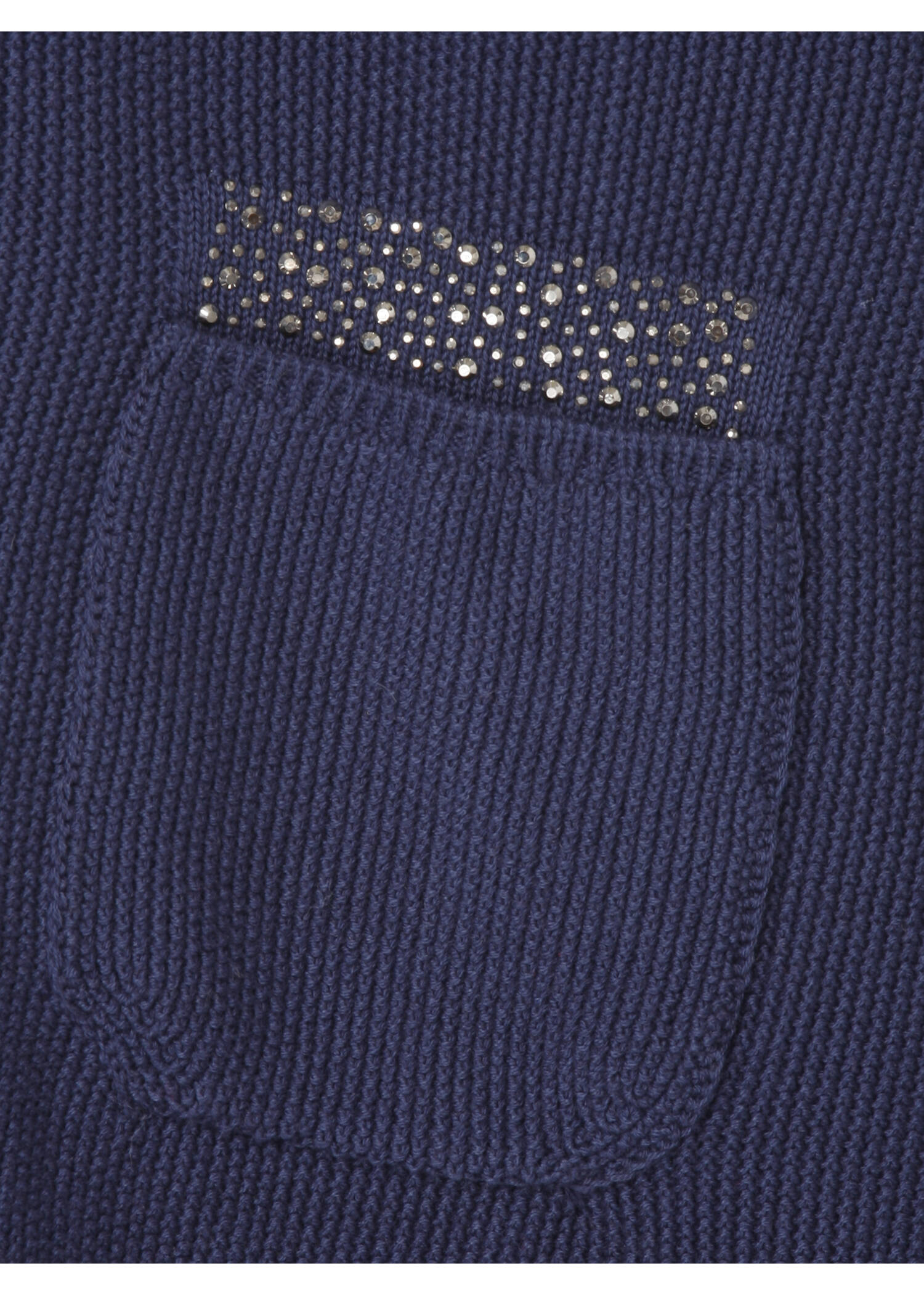 Sportiver Stehkragenpullover aus unifarbenem Stoff /