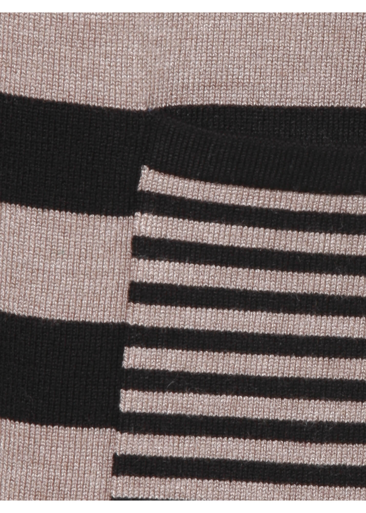 Modischer Pullover mit gestreiftem Allover-Muster /