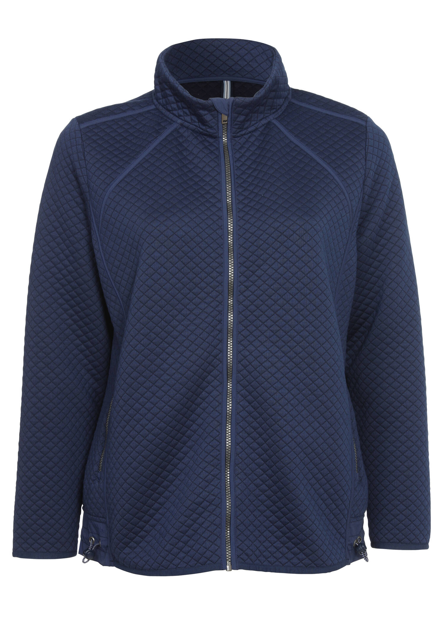 Klassische Outdoorjacke mit Ziernähten /