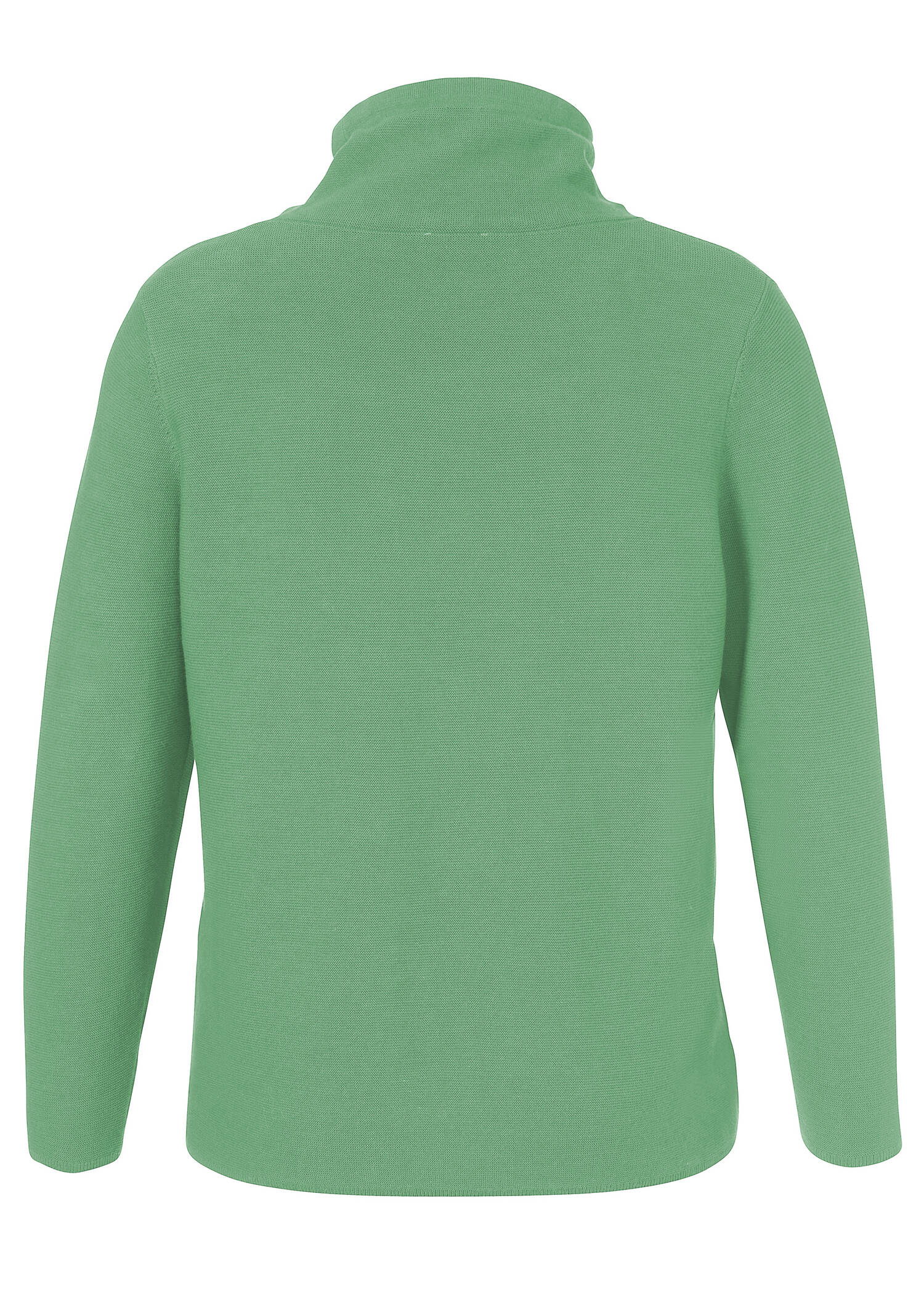 Schlichter Stehkragenpullover in unifarbenem Stil /