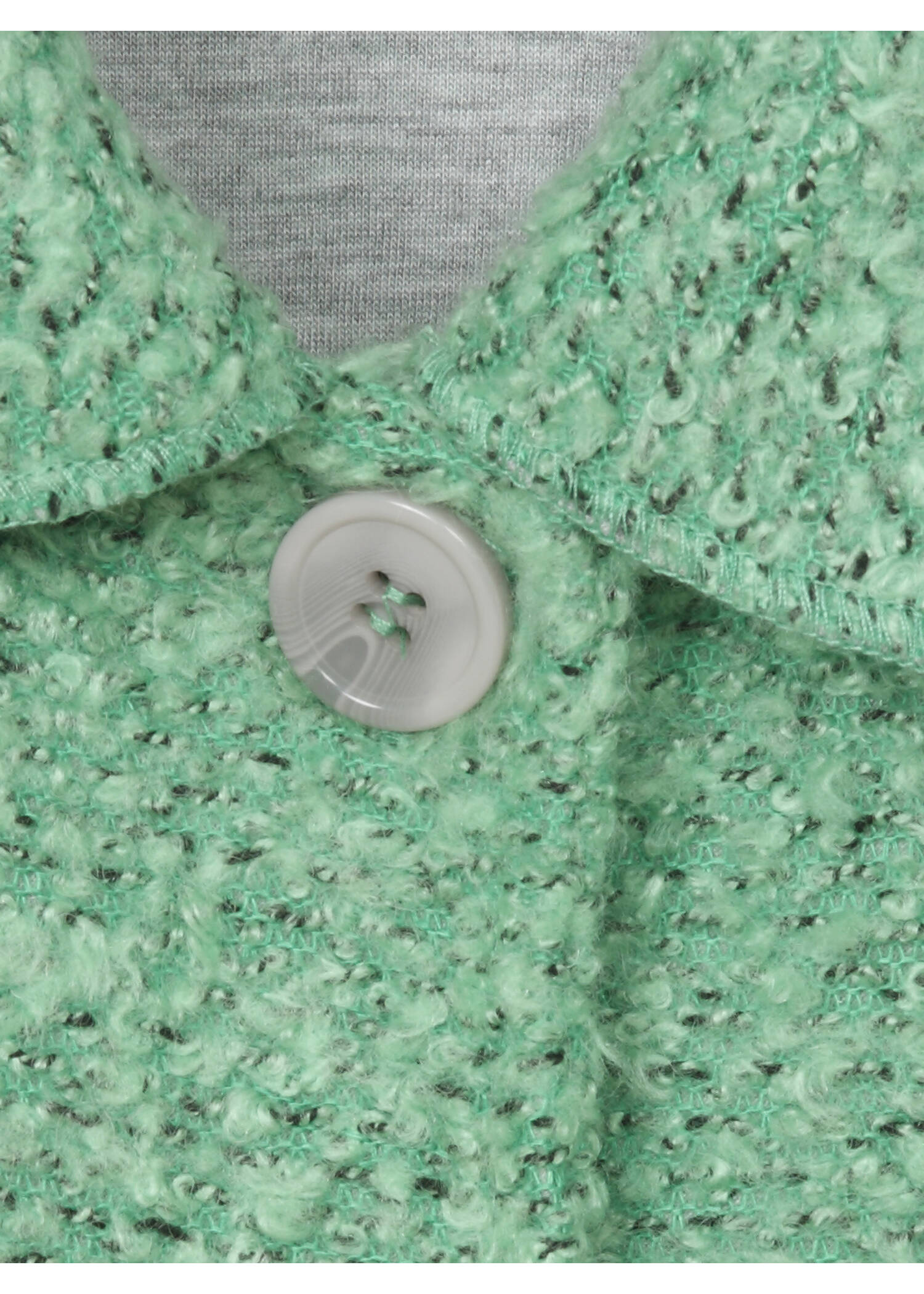 Modischer Webmantel in meliertem Design /