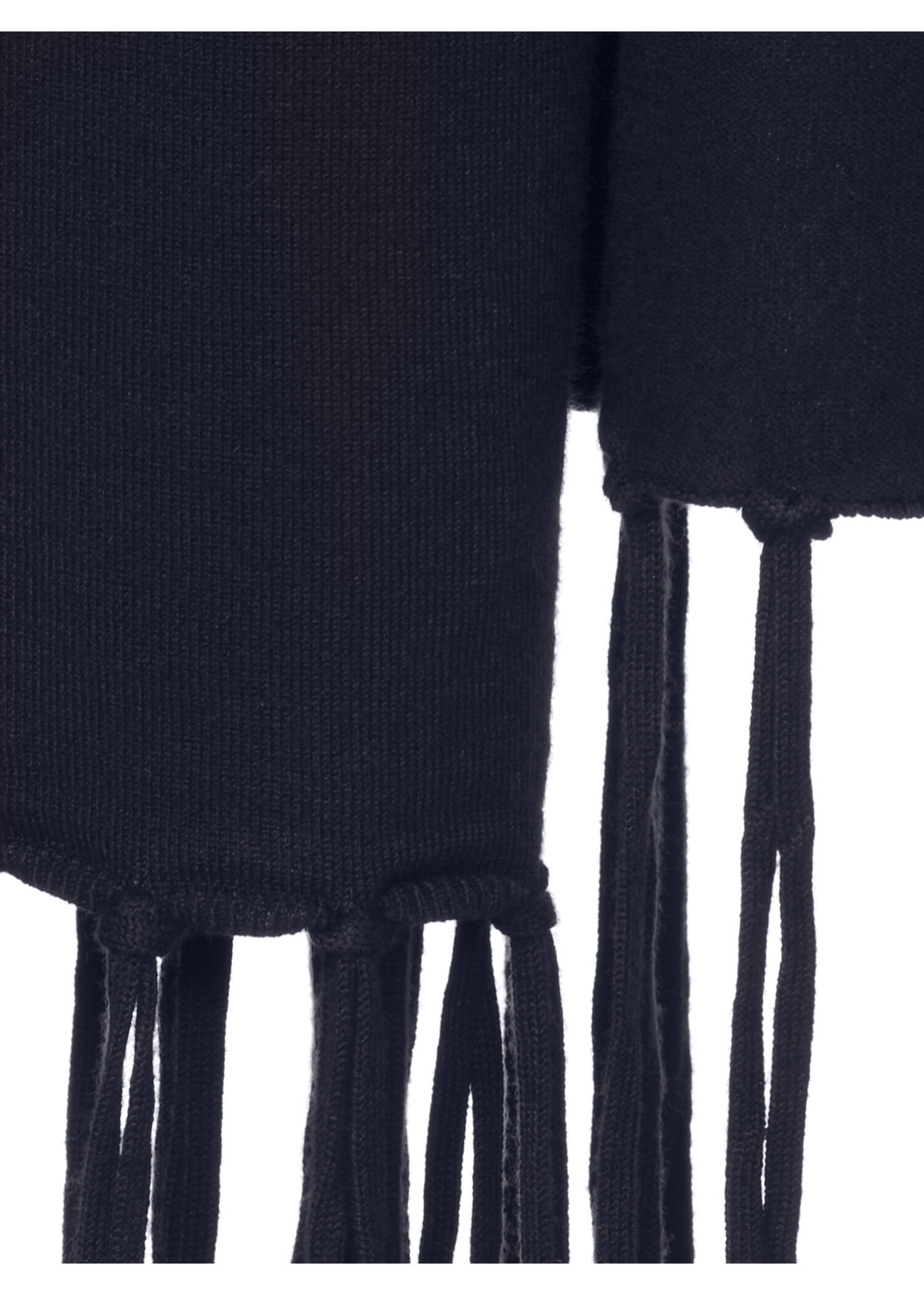 Rustikale Strickjacke mit Fransen /