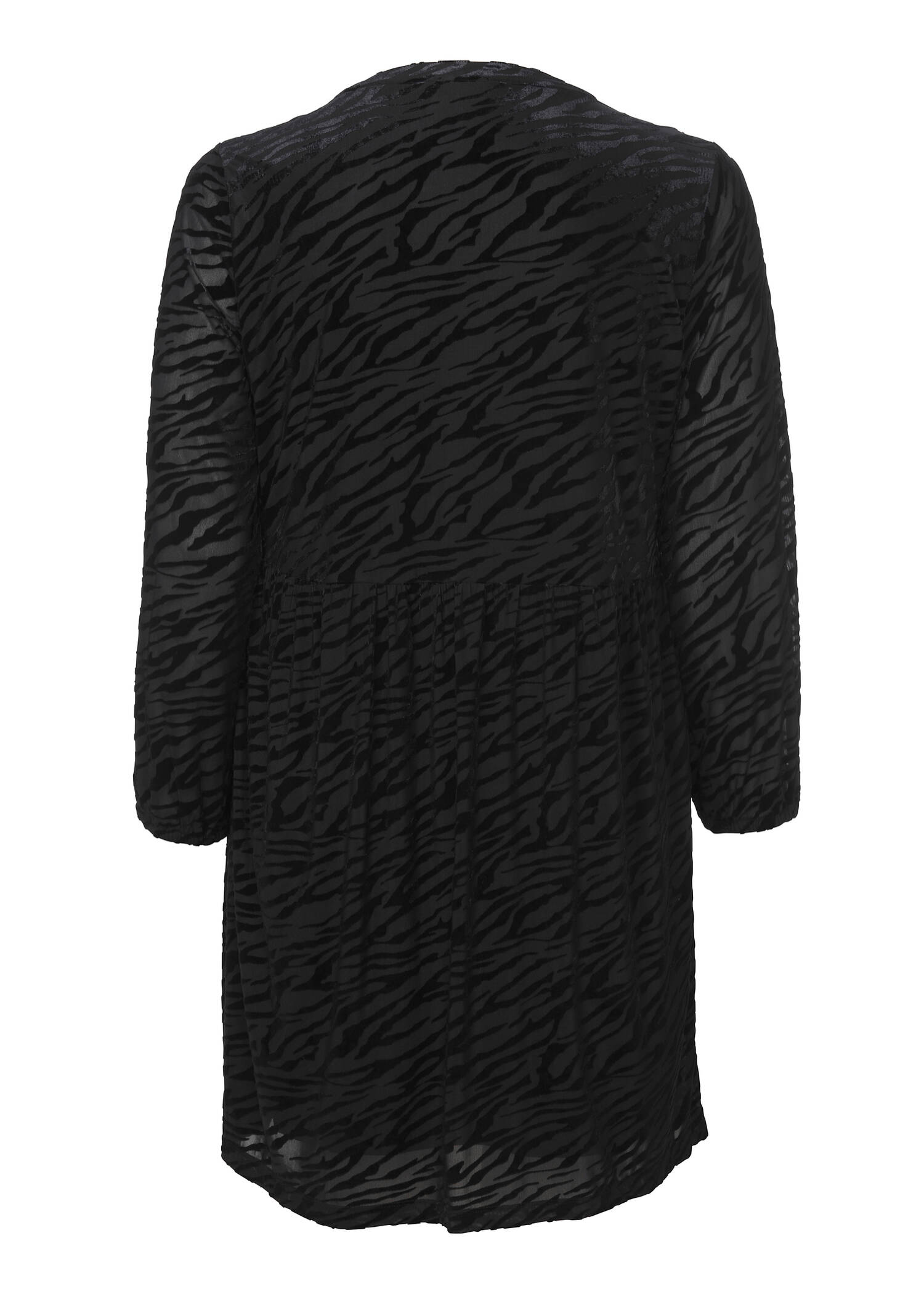 Modisches Blusenkleid mit Animalprint / 