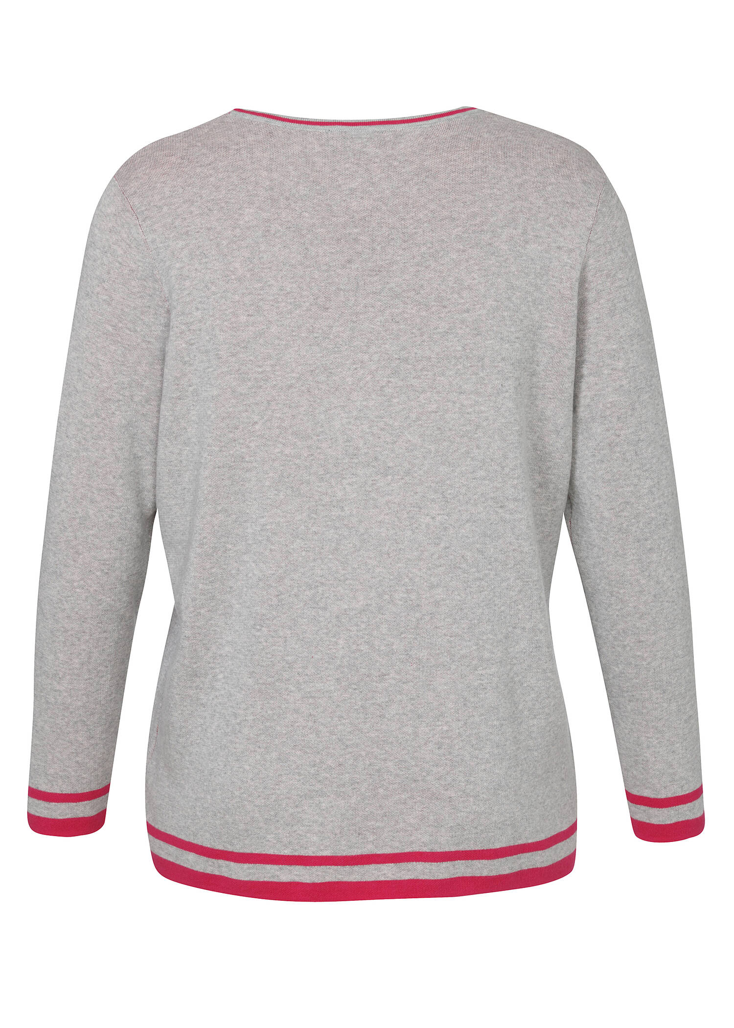 Jugendlicher Pullover in grafischem Muster /