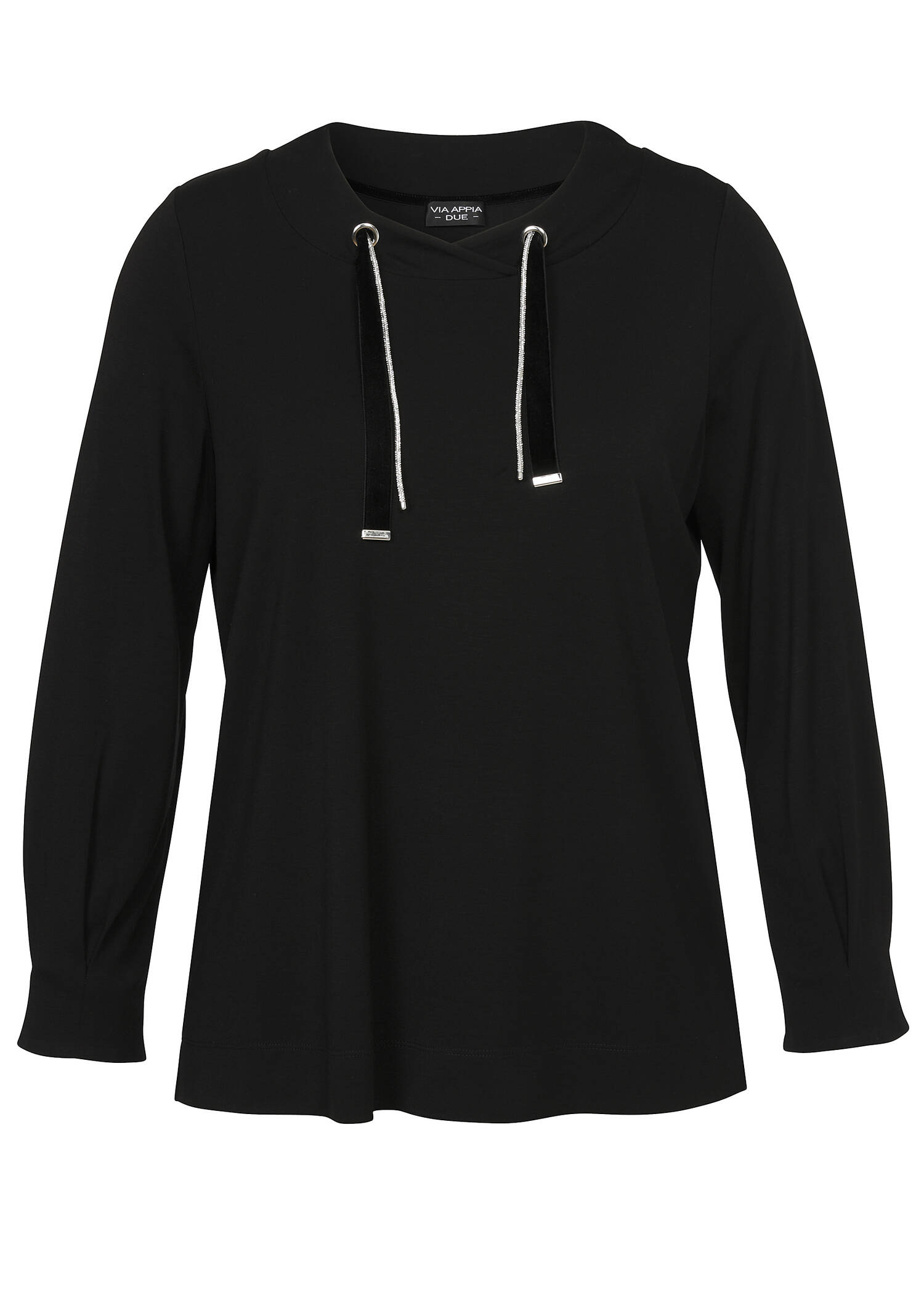 Moderner Sweater mit Tunnelzug /