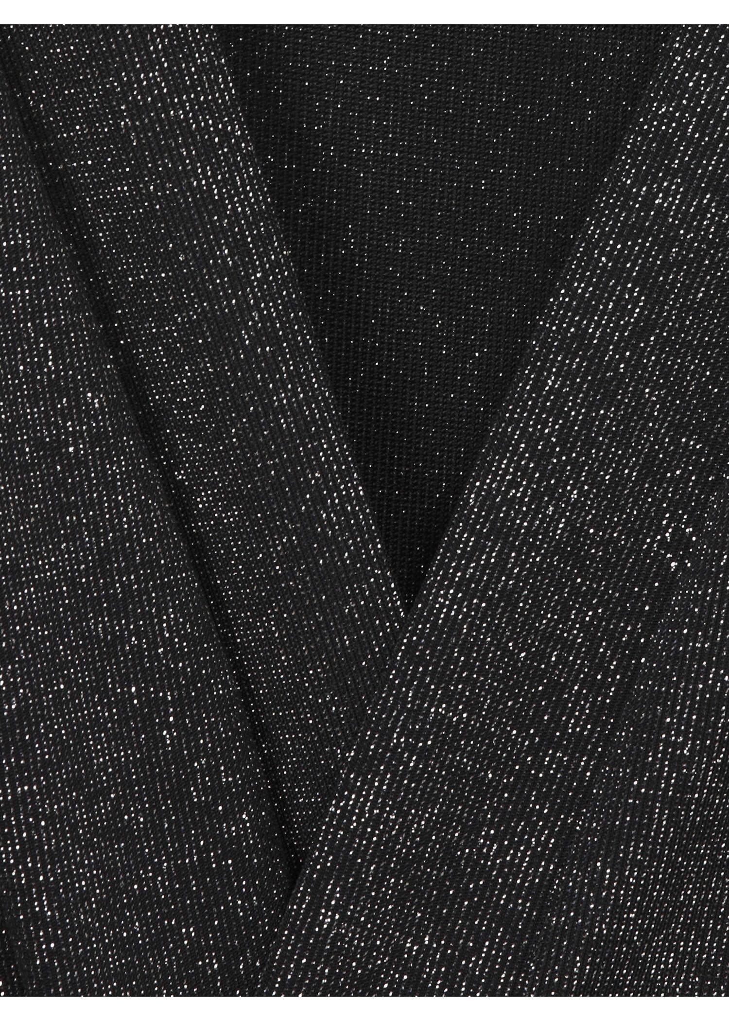 Moderne Strickjacke in meliertem Stil / 