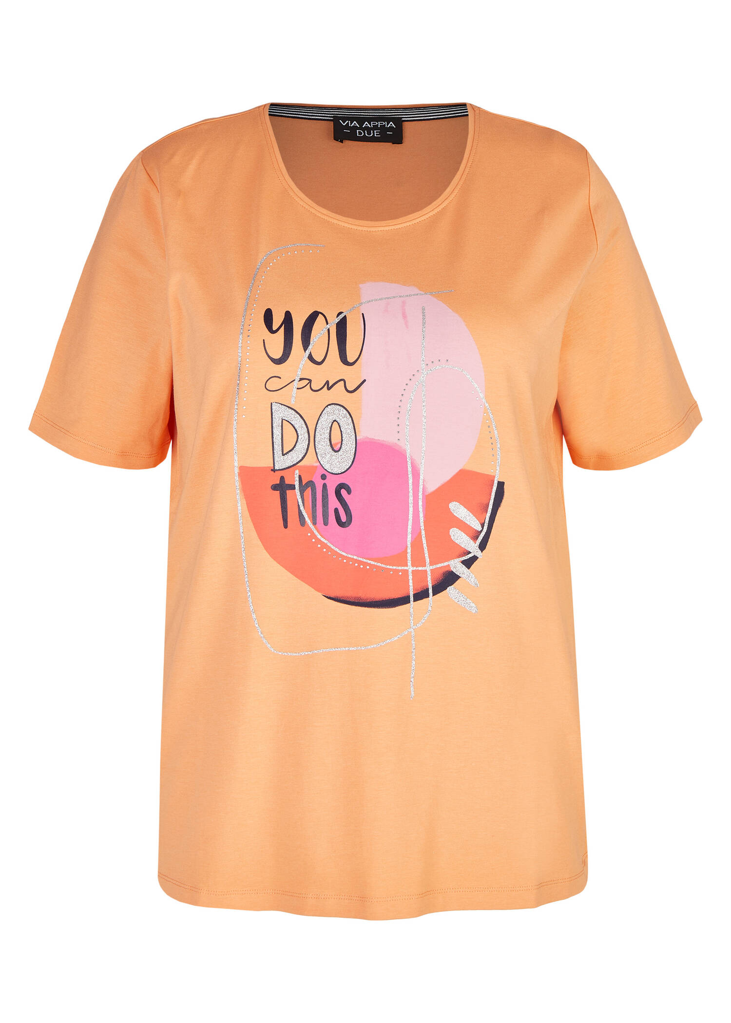 Motivierendes Shirt mit Front-Print /