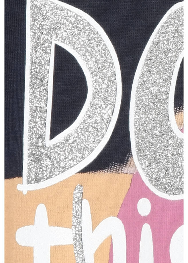 Motivierendes Shirt mit Front-Print /