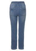 Feminine 5-Pocket-Jeans mit Reißverschlüssen / 