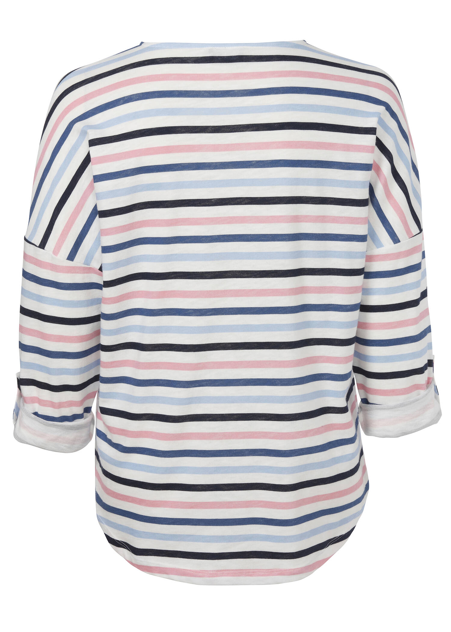 Modisches Langarmshirt mit überschnittenen Schultern /