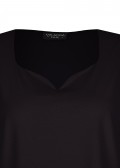Dezentes Tanktop mit unifarbenem Stoff /