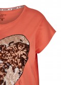Modernes Blusentop mit Statement /
