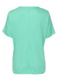 Feminines T-Shirt mit Knöpfen / 