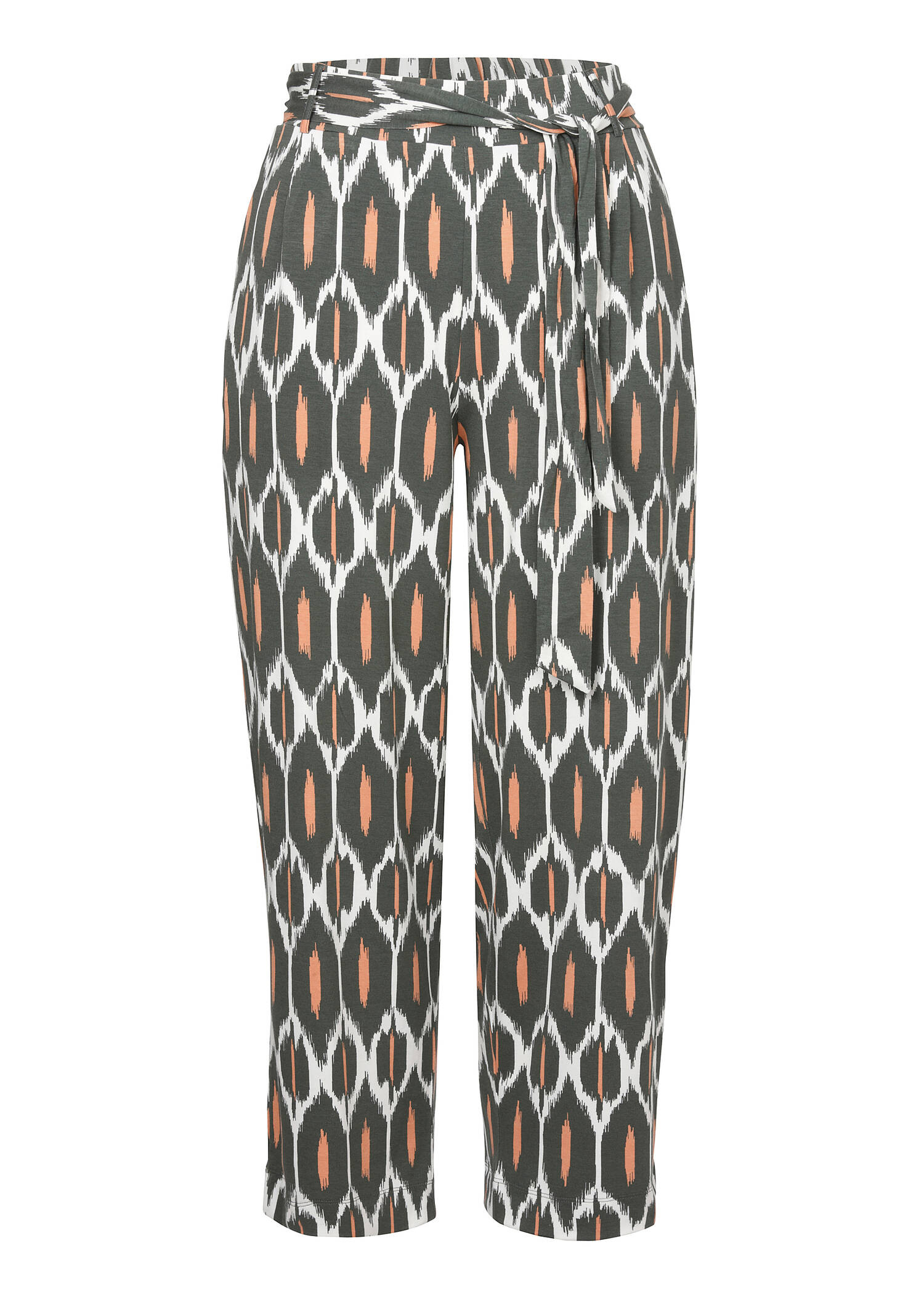 Modische Schlupfhose mit Allover-Muster /