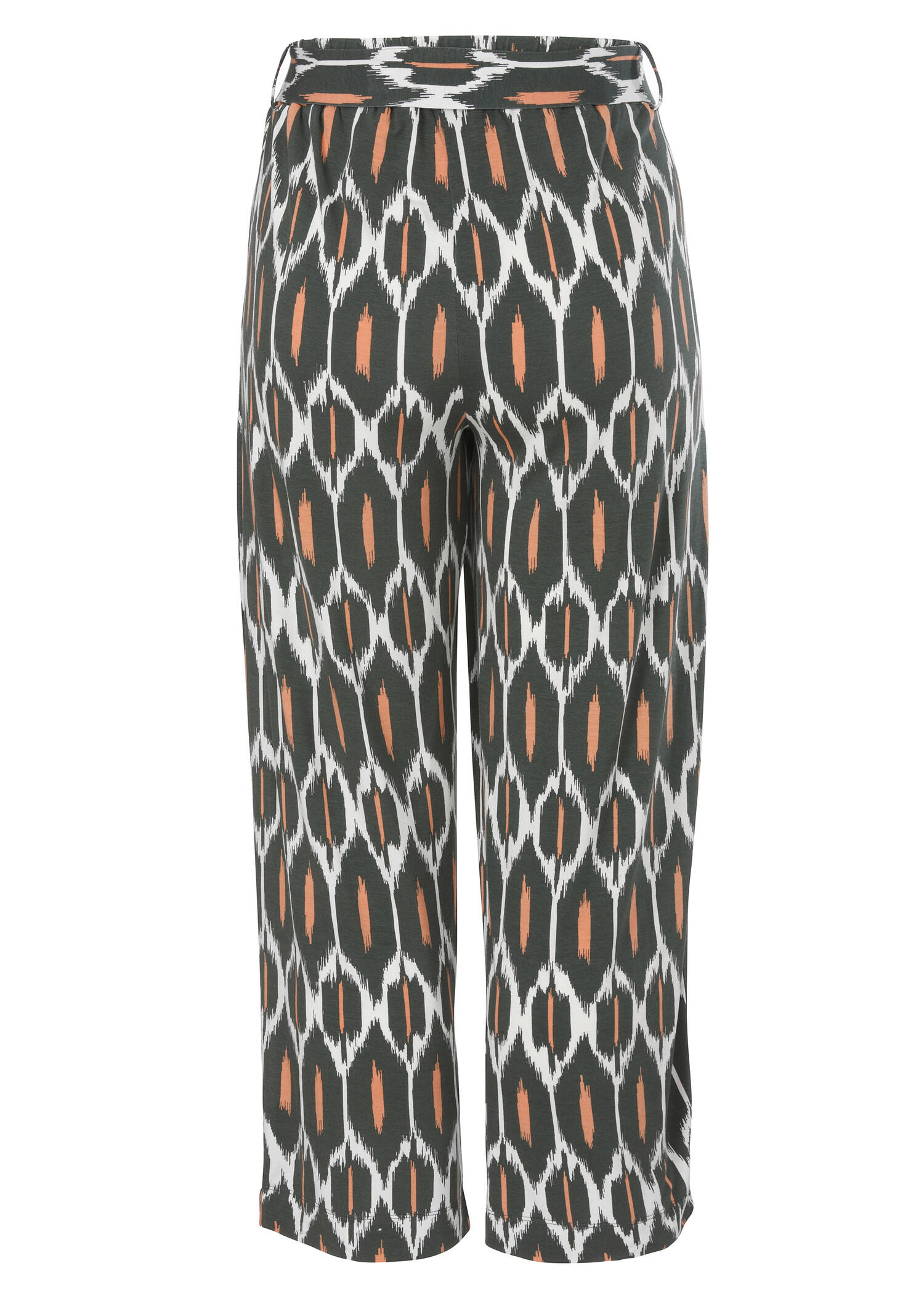 Modische Schlupfhose mit Allover-Muster /