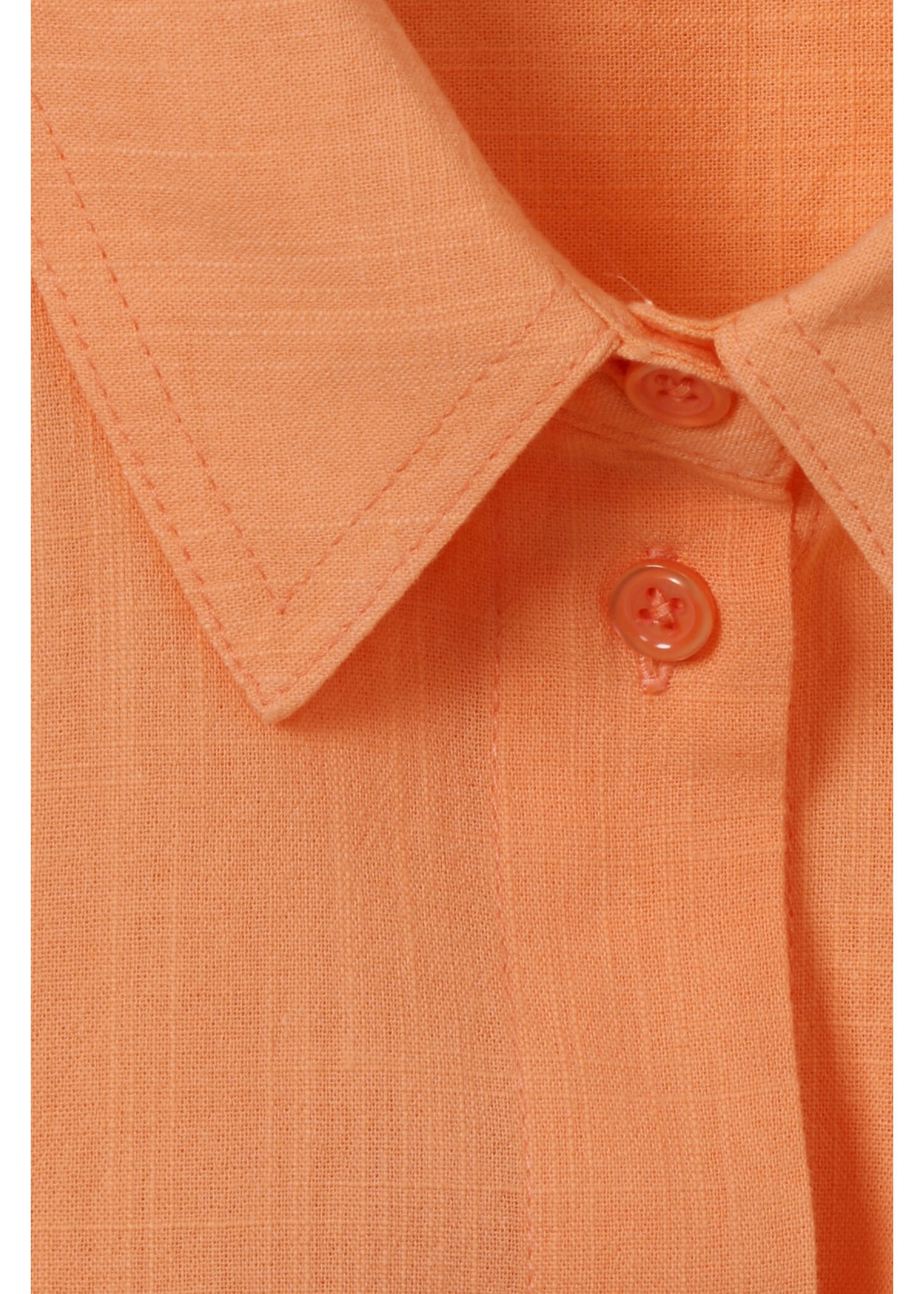 Dezente Longbluse in unifarbenem Design /