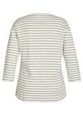 Feminines 3/4-Arm-Shirt mit Glitzerdetails / 