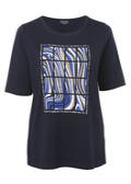 Modernes T-Shirt mit geometrischem Motiv / 