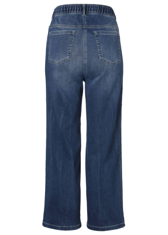 Modische 5-Pocket-Jeans in unifarbenem Stil / 