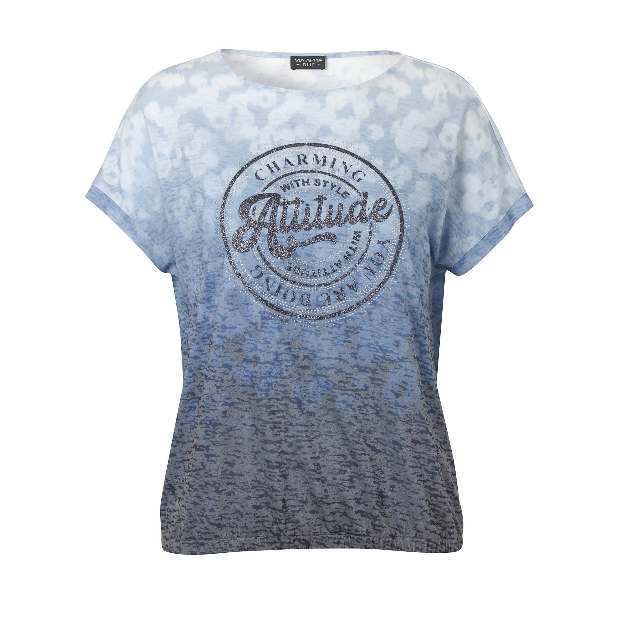 Jugendliches T-Shirt mit Glitzersteinen