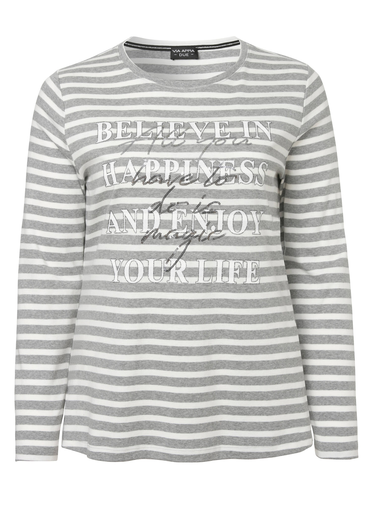 Modisches Langarmshirt mit Pailletten /