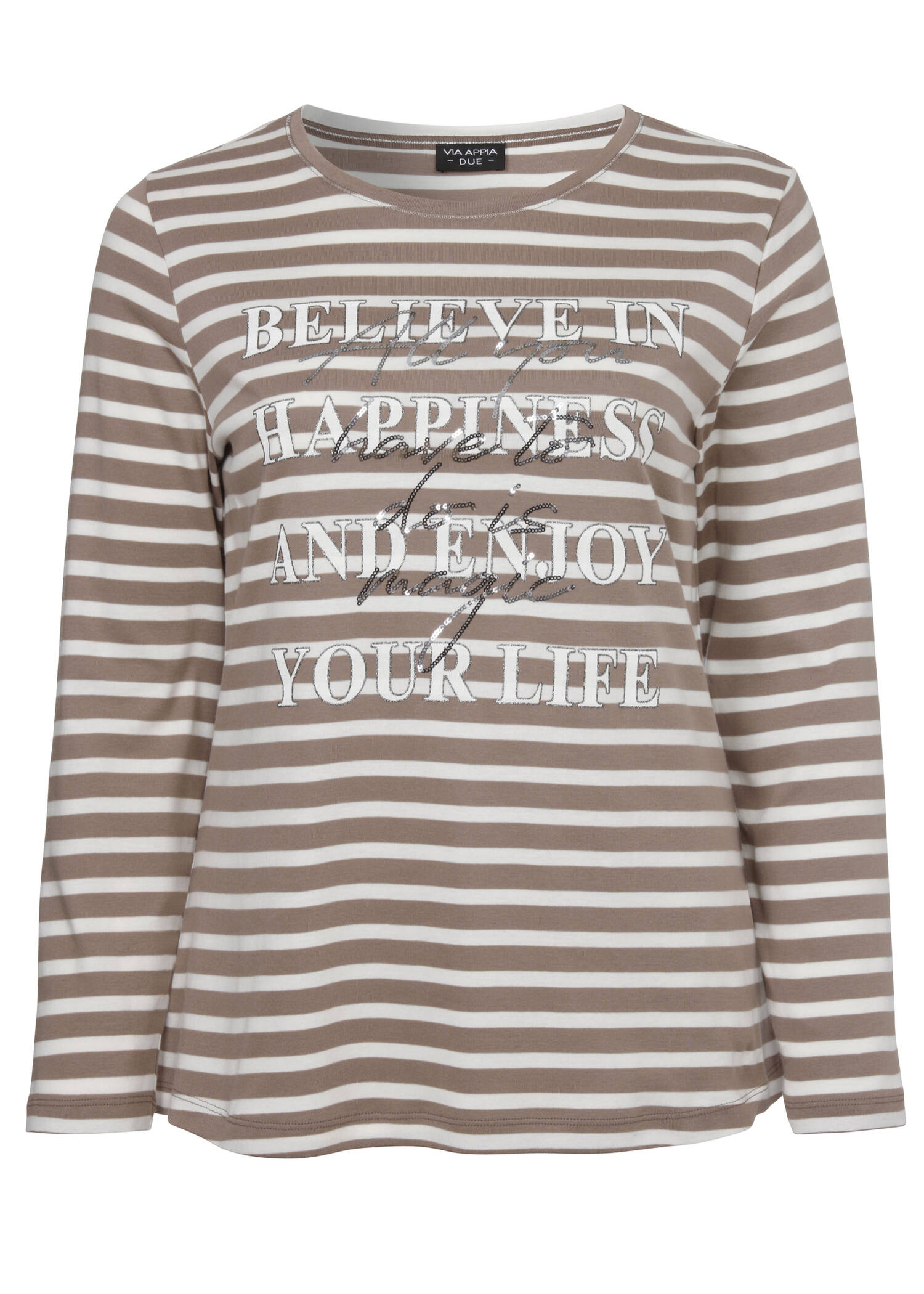 Modisches Langarmshirt mit Pailletten /