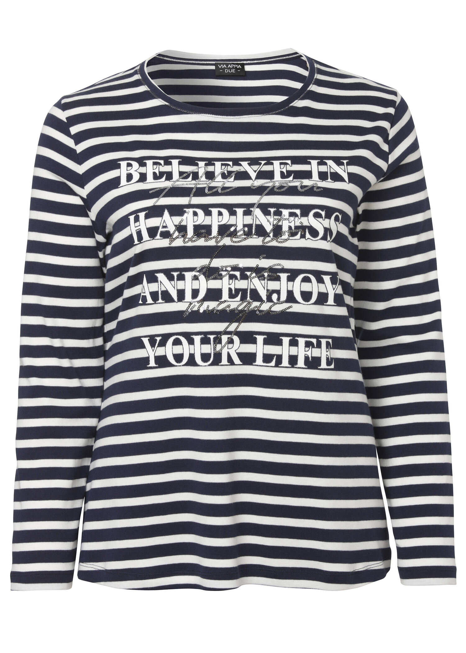 Modisches Langarmshirt mit Pailletten /